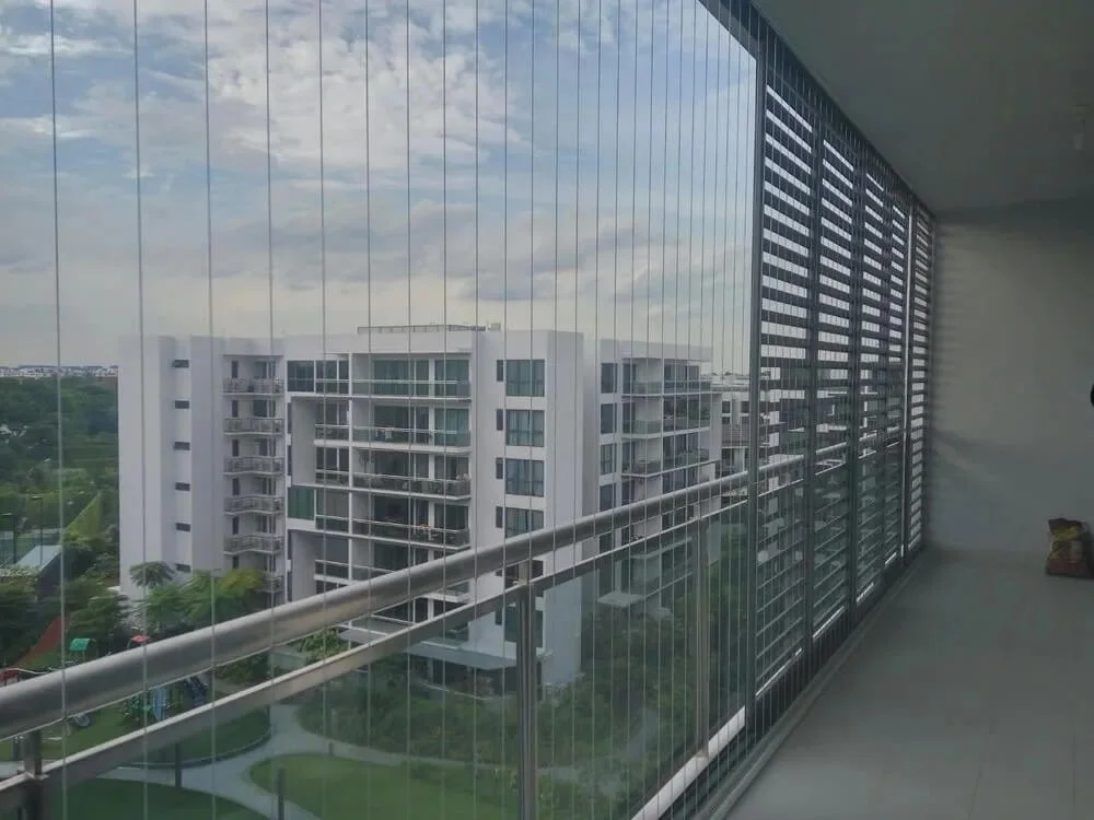 Window Safety Nets installation by Jashuva Safety Nets